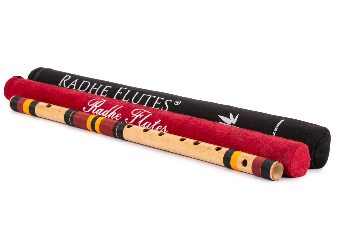 RF Bamboo C Natural Middle Bansuri 19" with Cover