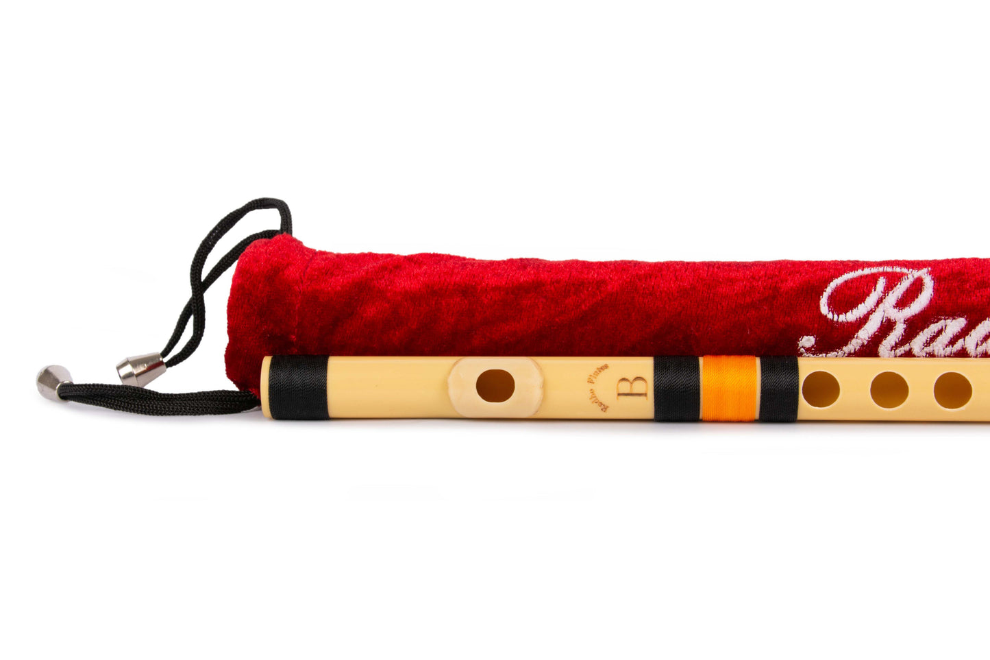 RF PVC Fiber B Natural Bansuri Middle Octave 11"inches