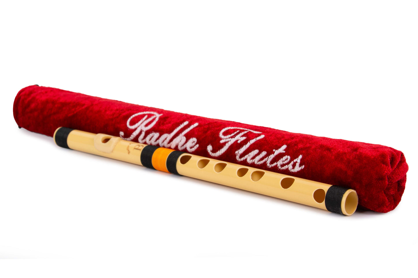 RF PVC Fiber B Natural Bansuri Middle Octave 11"inches
