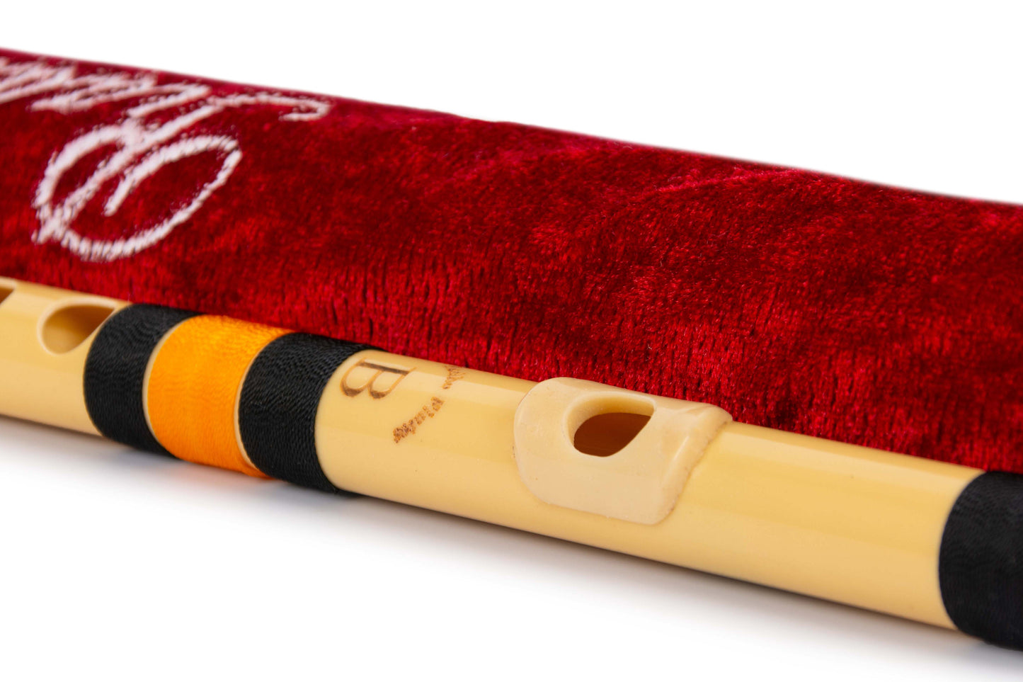 RF PVC Fiber B Natural Bansuri Middle Octave 11"inches