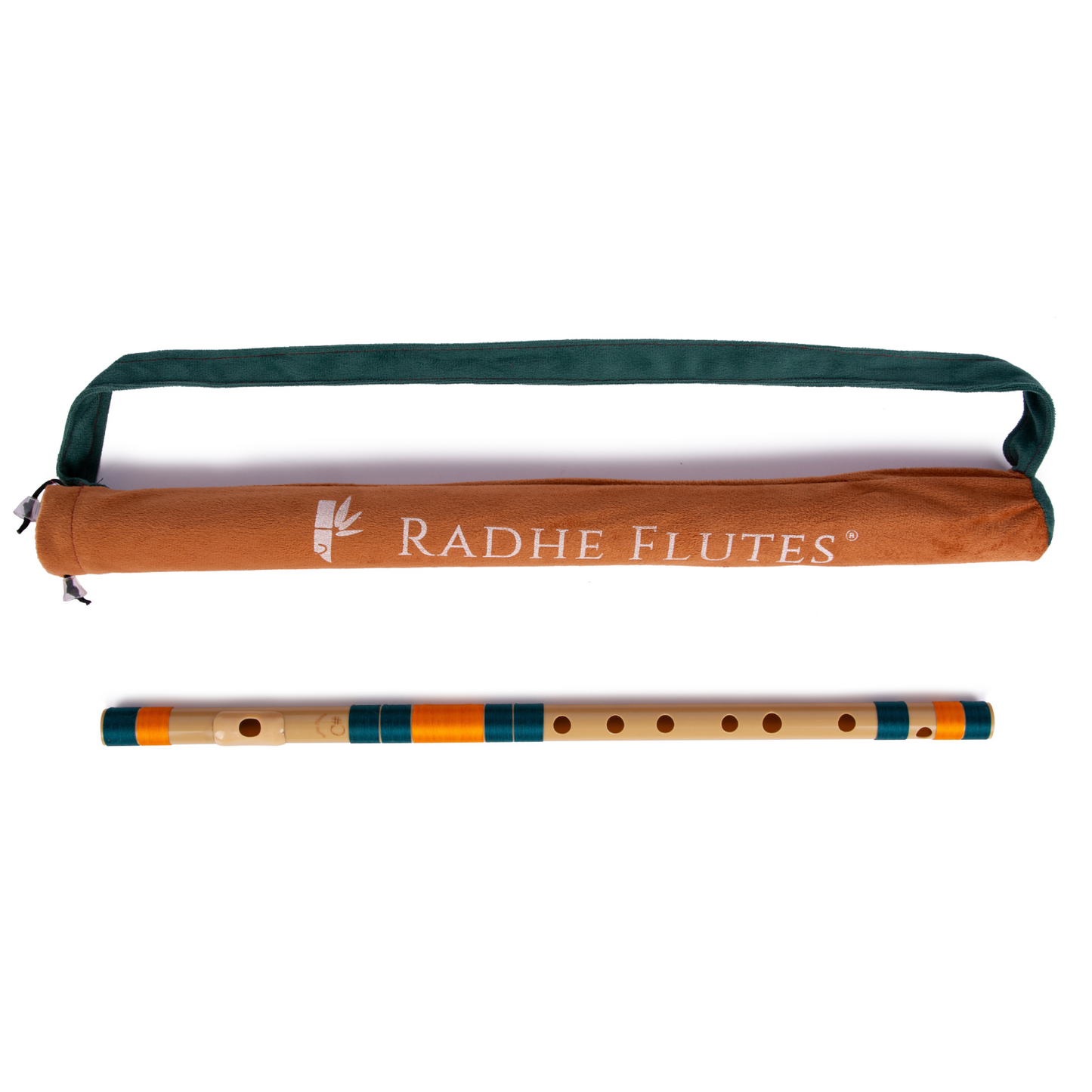 RF PVC Fiber C# Natural Bansuri Middle Octave 18"inches | Colors