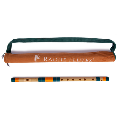 RF PVC Fiber C# Natural Bansuri Middle Octave 18"inches | Colors
