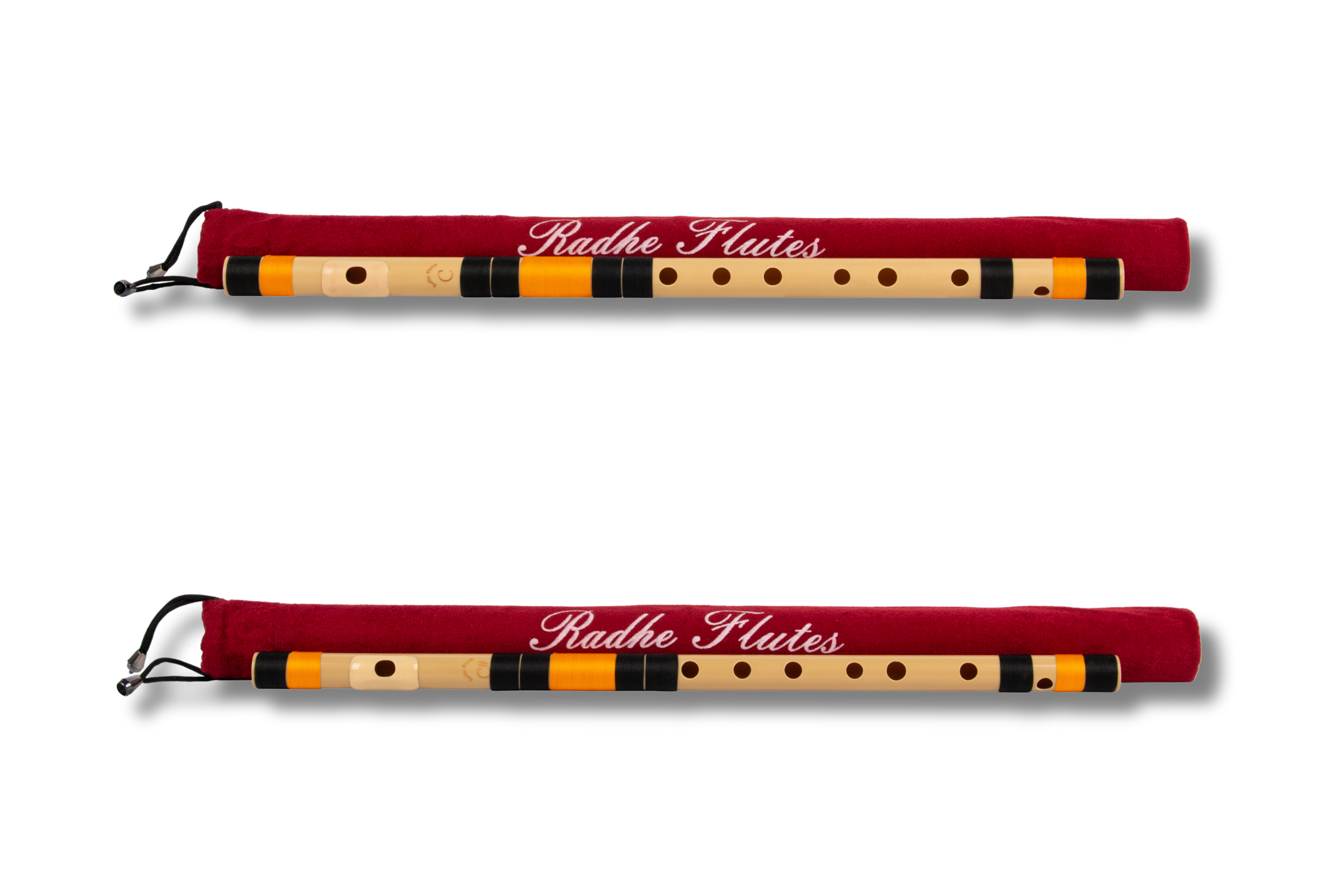 Flute Cd R Radhe Flutes | COMBO PACK | PVC Fiber Bansuri | C Natural & C Sharp