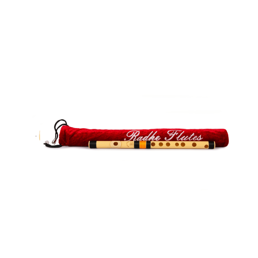 RF PVC Fiber B Natural Bansuri Middle Octave 11"inches