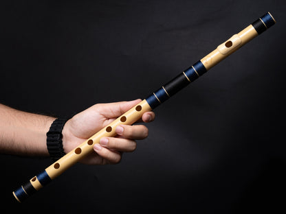 RF PVC Fiber C# Natural Bansuri Middle Octave 18"inches | Colors