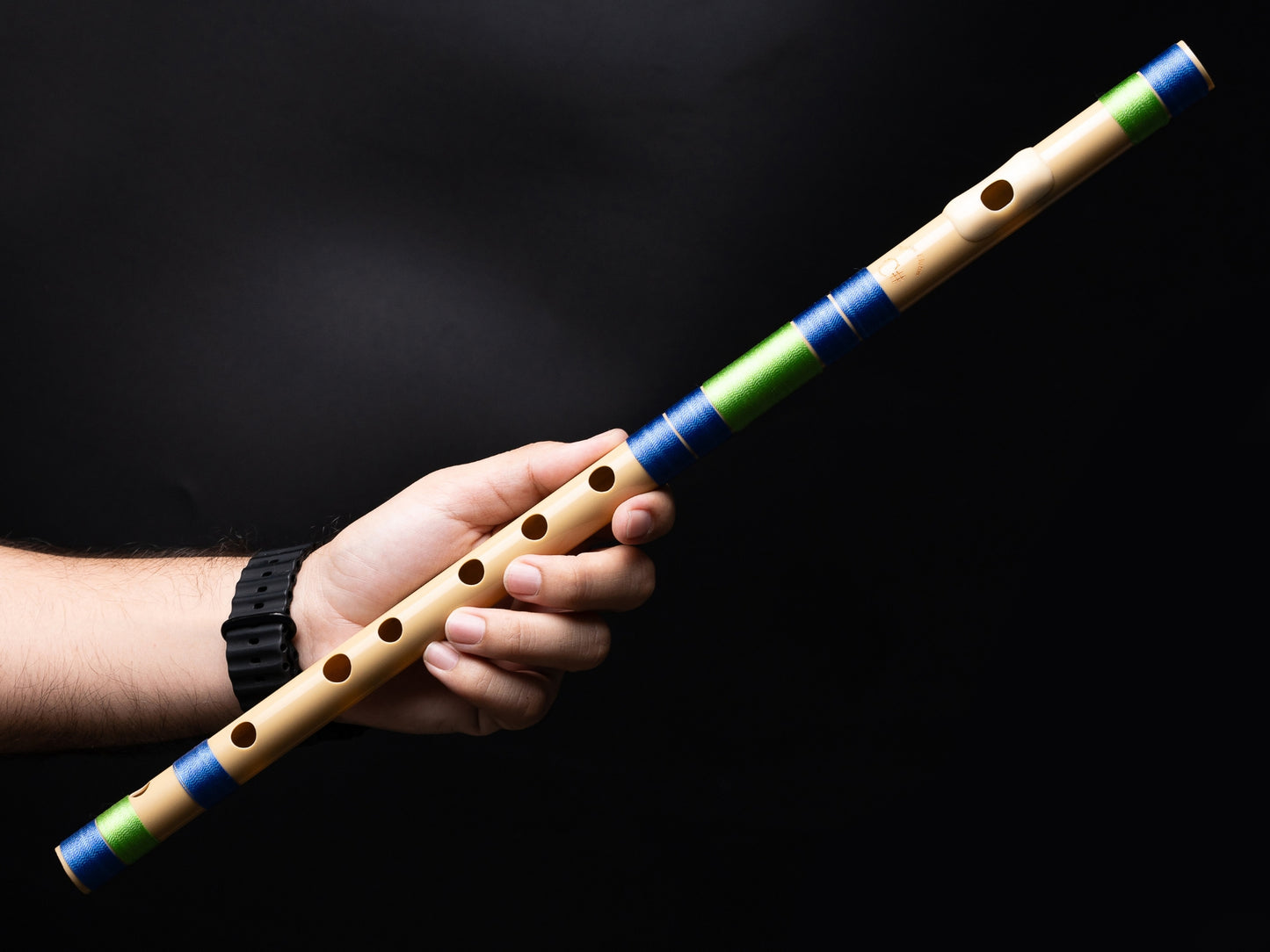 RF PVC Fiber C# Natural Bansuri Middle Octave 18"inches | Colors