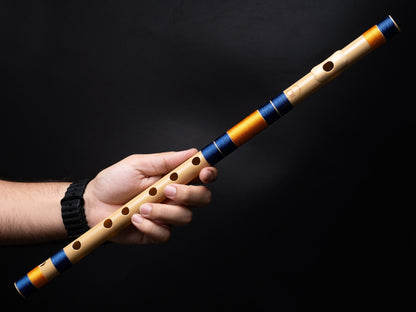 RF PVC Fiber C# Natural Bansuri Middle Octave 18"inches | Colors