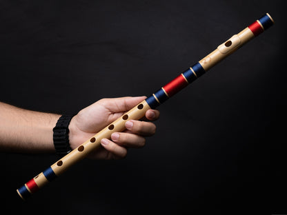RF PVC Fiber C# Natural Bansuri Middle Octave 18"inches | Colors
