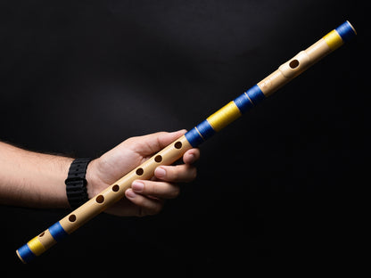 RF PVC Fiber C# Natural Bansuri Middle Octave 18"inches | Colors