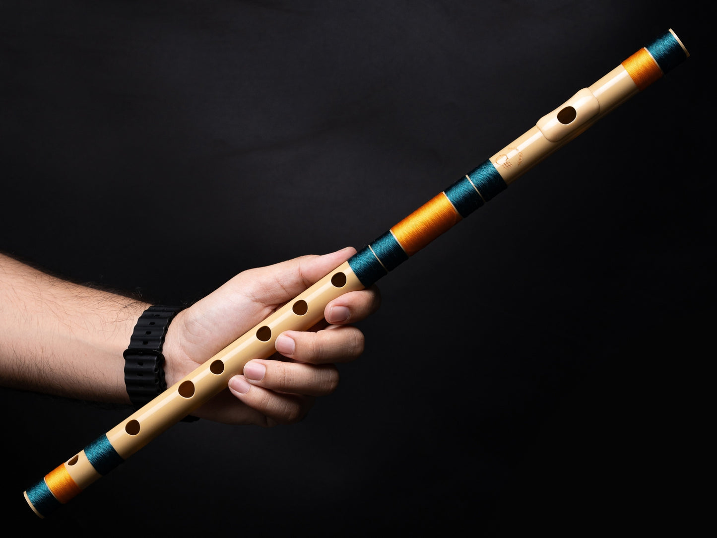 RF PVC Fiber C# Natural Bansuri Middle Octave 18"inches | Colors