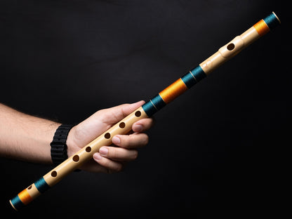 RF PVC Fiber C# Natural Bansuri Middle Octave 18"inches | Colors