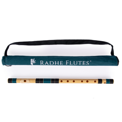 राधे बांसुरी पीवीसी फाइबर सी प्राकृतिक बांसुरी मध्य सप्तक 20.5"इंच | रंग