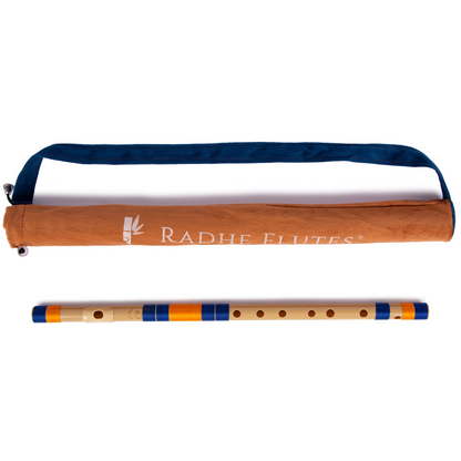 RF PVC Fiber C# Natural Bansuri Middle Octave 18"inches | Colors