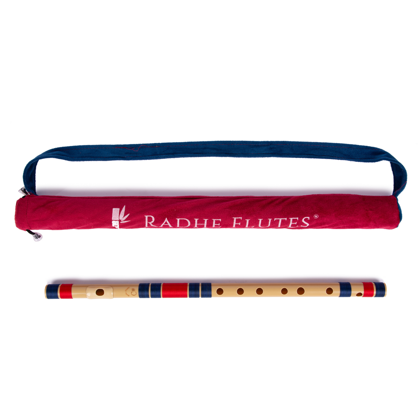 RF PVC Fiber C# Natural Bansuri Middle Octave 18"inches | Colors