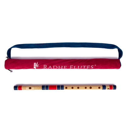 RF PVC Fiber C# Natural Bansuri Middle Octave 18"inches | Colors