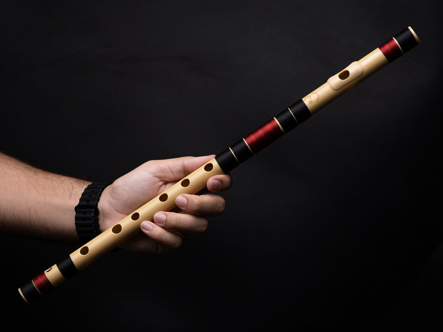 RF PVC Fiber C# Natural Bansuri Middle Octave 18"inches | Colors