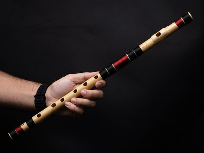 RF PVC Fiber C# Natural Bansuri Middle Octave 18"inches | Colors