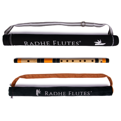 RF Bamboo C Natural Middle Bansuri 19" with Cover