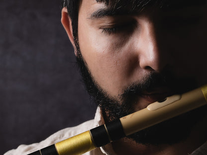 RF PVC Fiber C# Natural Bansuri Middle Octave 18"inches | Colors