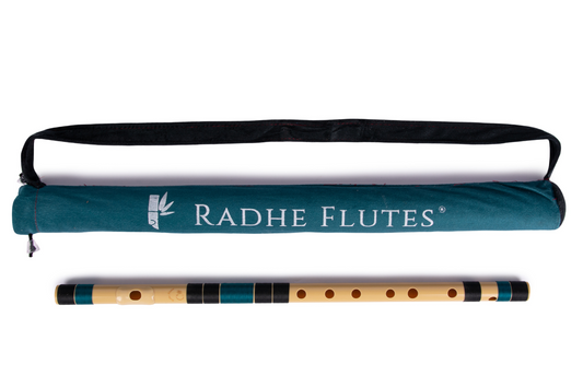 RF PVC Fiber C# Natural Bansuri Middle Octave 18"inches | Colors