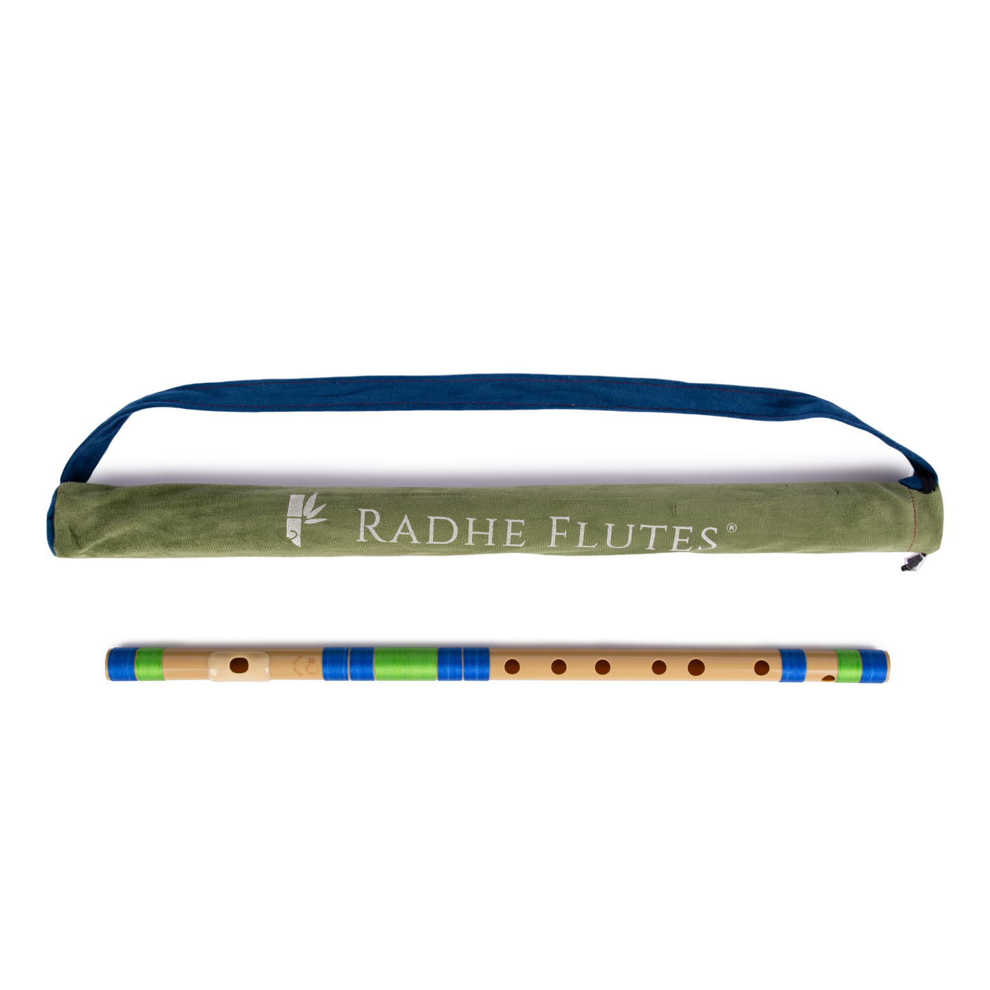 RF PVC Fiber C# Natural Bansuri Middle Octave 18"inches | Colors