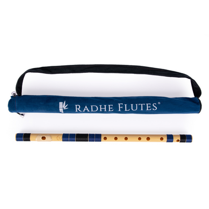 राधे बांसुरी पीवीसी फाइबर सी प्राकृतिक बांसुरी मध्य सप्तक 20.5"इंच | रंग