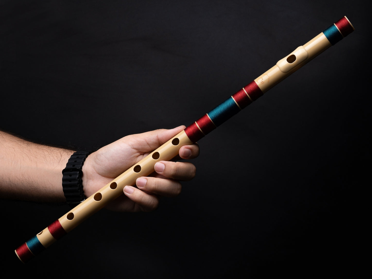 RF PVC Fiber C# Natural Bansuri Middle Octave 18"inches | Colors