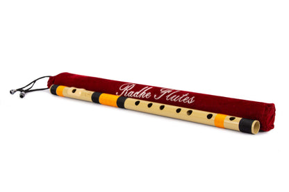 RF PVC Fiber D Natural Bansuri Middle Octave 17"inches