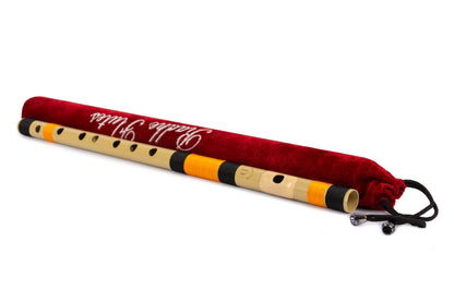 RF PVC Fiber D Natural Bansuri Middle Octave 17"inches