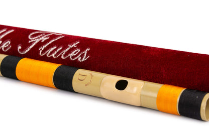 RF PVC Fiber D Natural Bansuri Middle Octave 17"inches