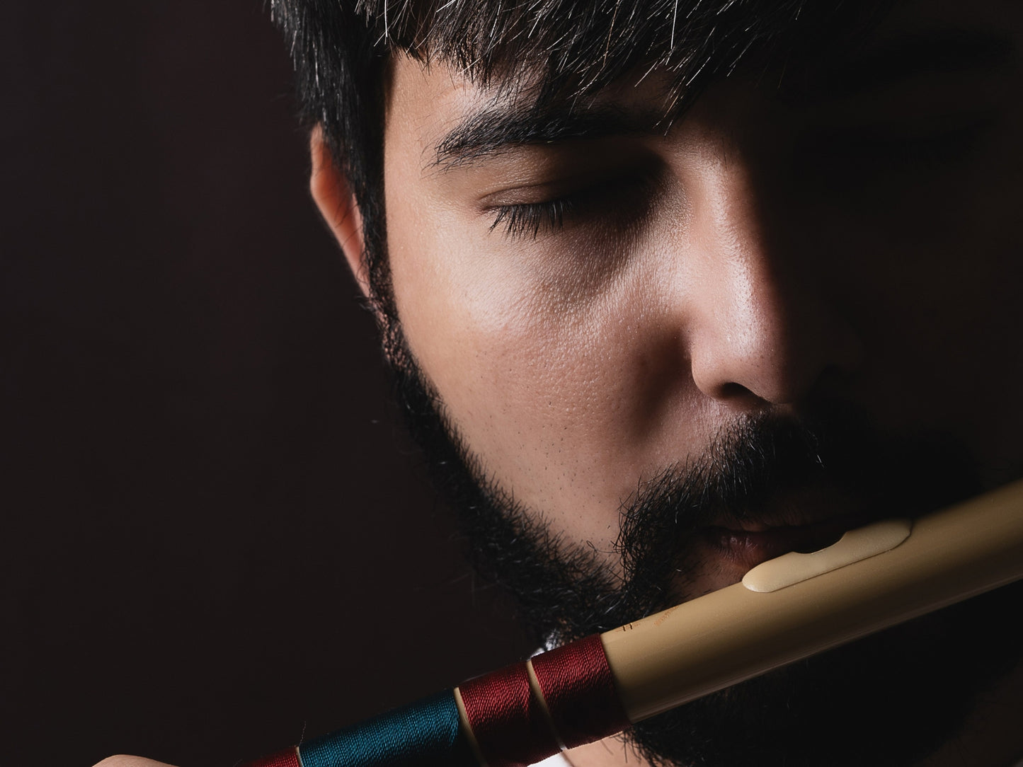 RF PVC Fiber C# Natural Bansuri Middle Octave 18"inches | Colors