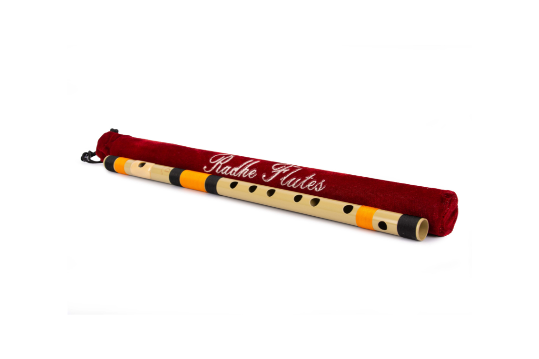RF PVC Fiber D Natural Bansuri Middle Octave 17"inches