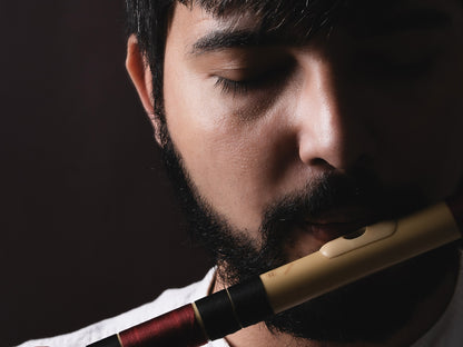 RF PVC Fiber C# Natural Bansuri Middle Octave 18"inches | Colors