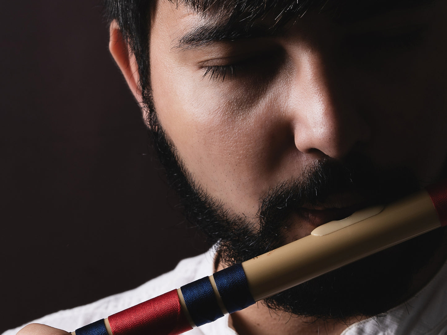 RF PVC Fiber C# Natural Bansuri Middle Octave 18"inches | Colors