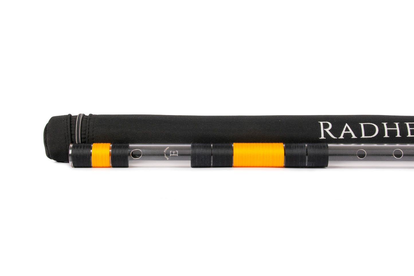RF Acrylic Fiber E Natural Bansuri Base Octave with Hard Cover 30"inches