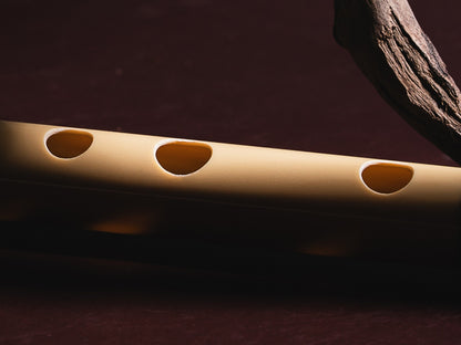 RF PVC Fiber C# Natural Bansuri Middle Octave 18"inches | Colors