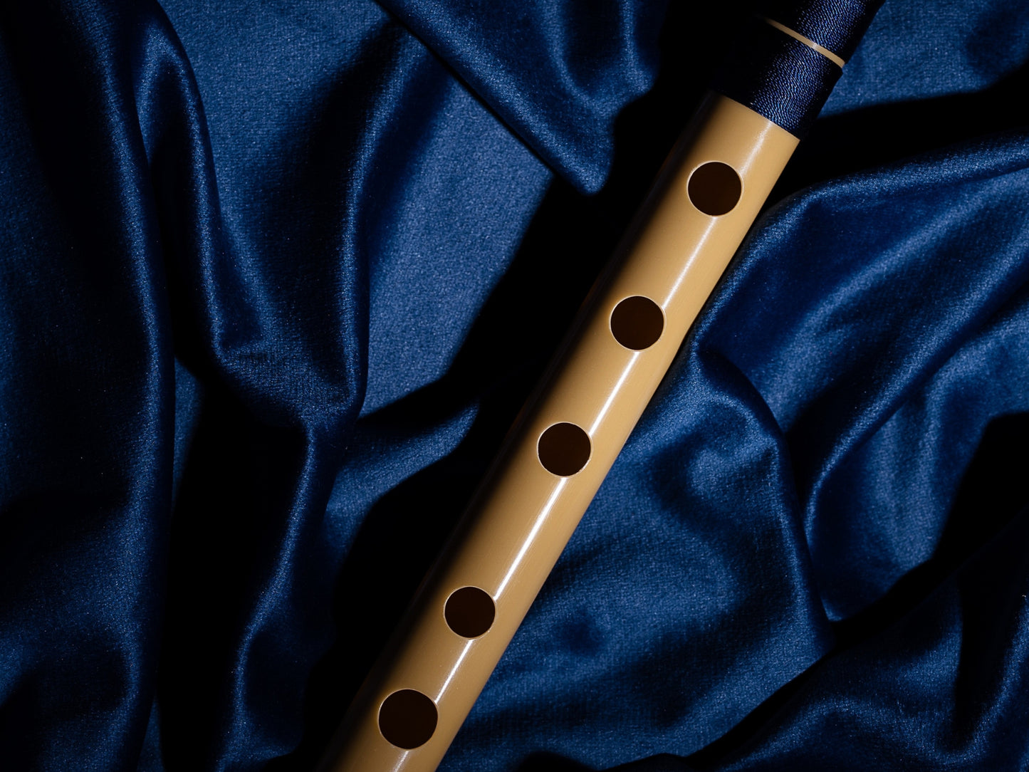 RF PVC Fiber C# Natural Bansuri Middle Octave 18"inches | Colors