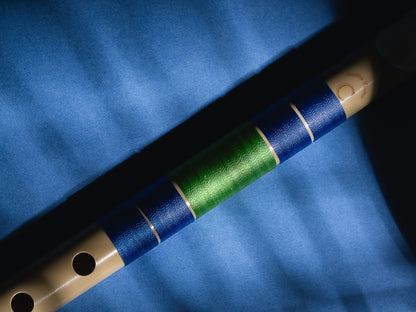 राधे बांसुरी पीवीसी फाइबर सी प्राकृतिक बांसुरी मध्य सप्तक 20.5"इंच | रंग