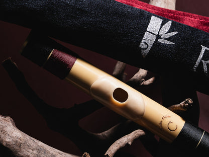 राधे बांसुरी पीवीसी फाइबर सी प्राकृतिक बांसुरी मध्य सप्तक 20.5"इंच | रंग