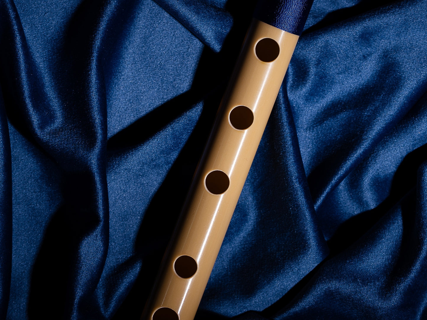 RF PVC Fiber C# Natural Bansuri Middle Octave 18"inches | Colors