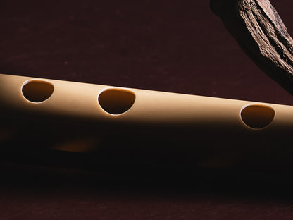 RF PVC Fiber C# Natural Bansuri Middle Octave 18"inches | Colors