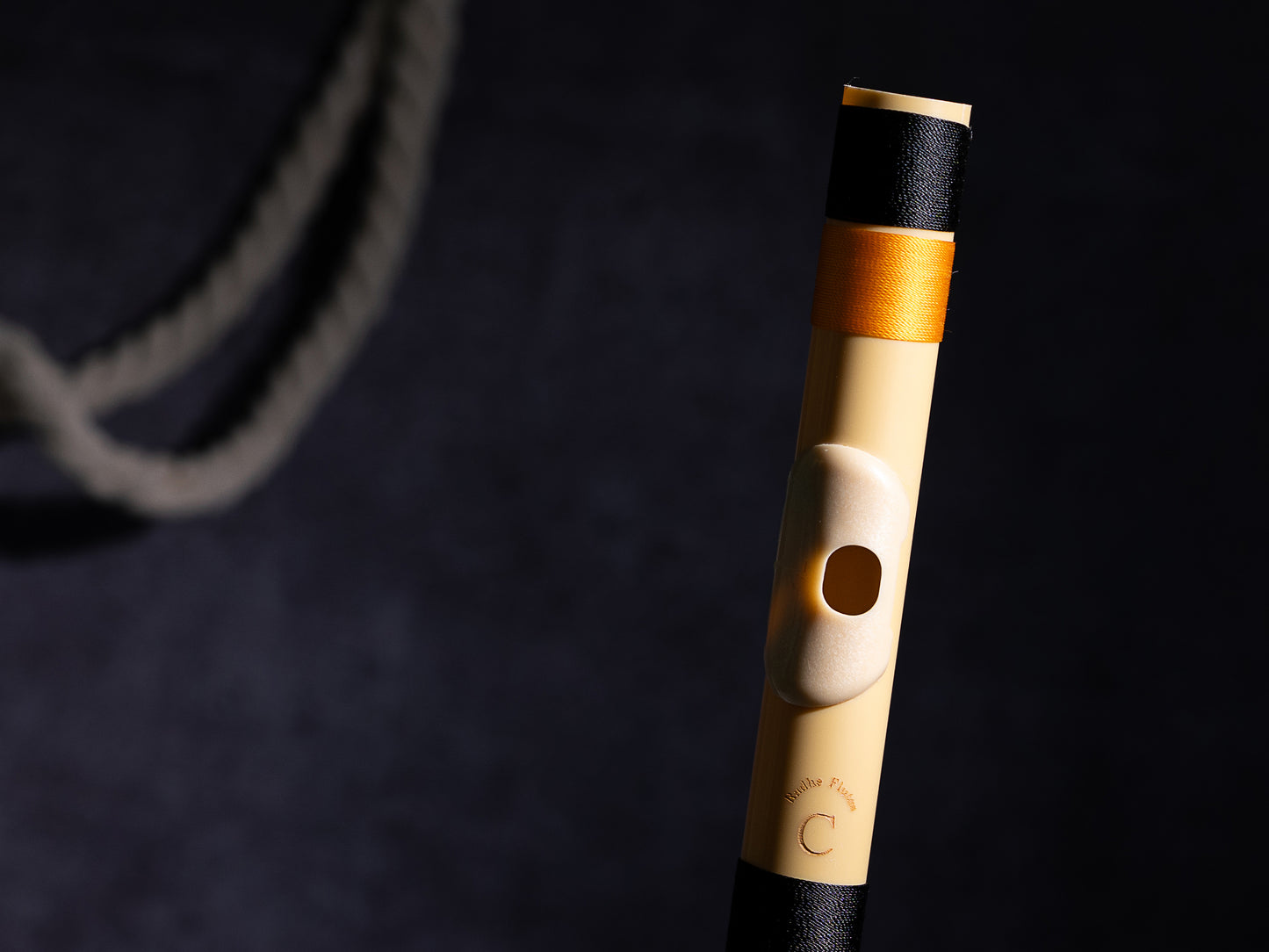 RF PVC Fiber C Natural Bansuri Middle Octave Without Velvet Cover 20.5"inches