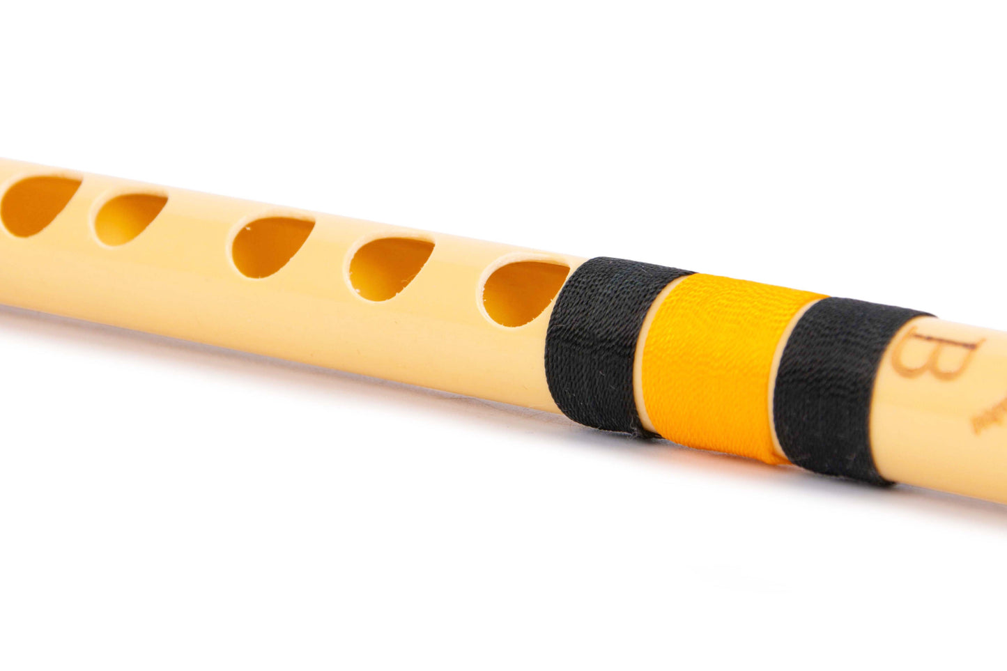 RF PVC Fiber B Natural Bansuri Middle Octave 11"inches