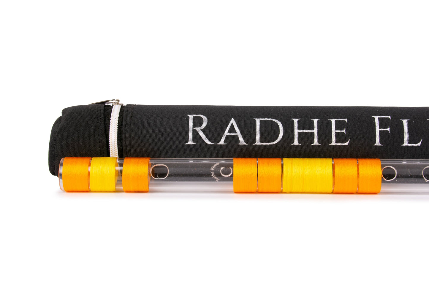 RF Acrylic Fiber C Natural Bansuri Middle Octave with Hard Cover 20"inches