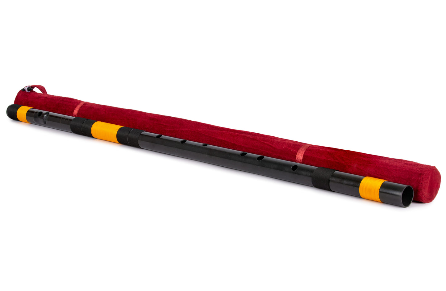 RF PVC Fiber C Natural Bansuri Double Base Octave 36"inches