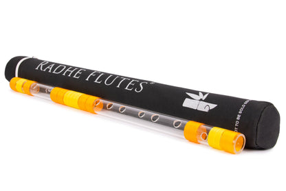RF Acrylic Fiber C Natural Bansuri Middle Octave with Hard Cover 20"inches