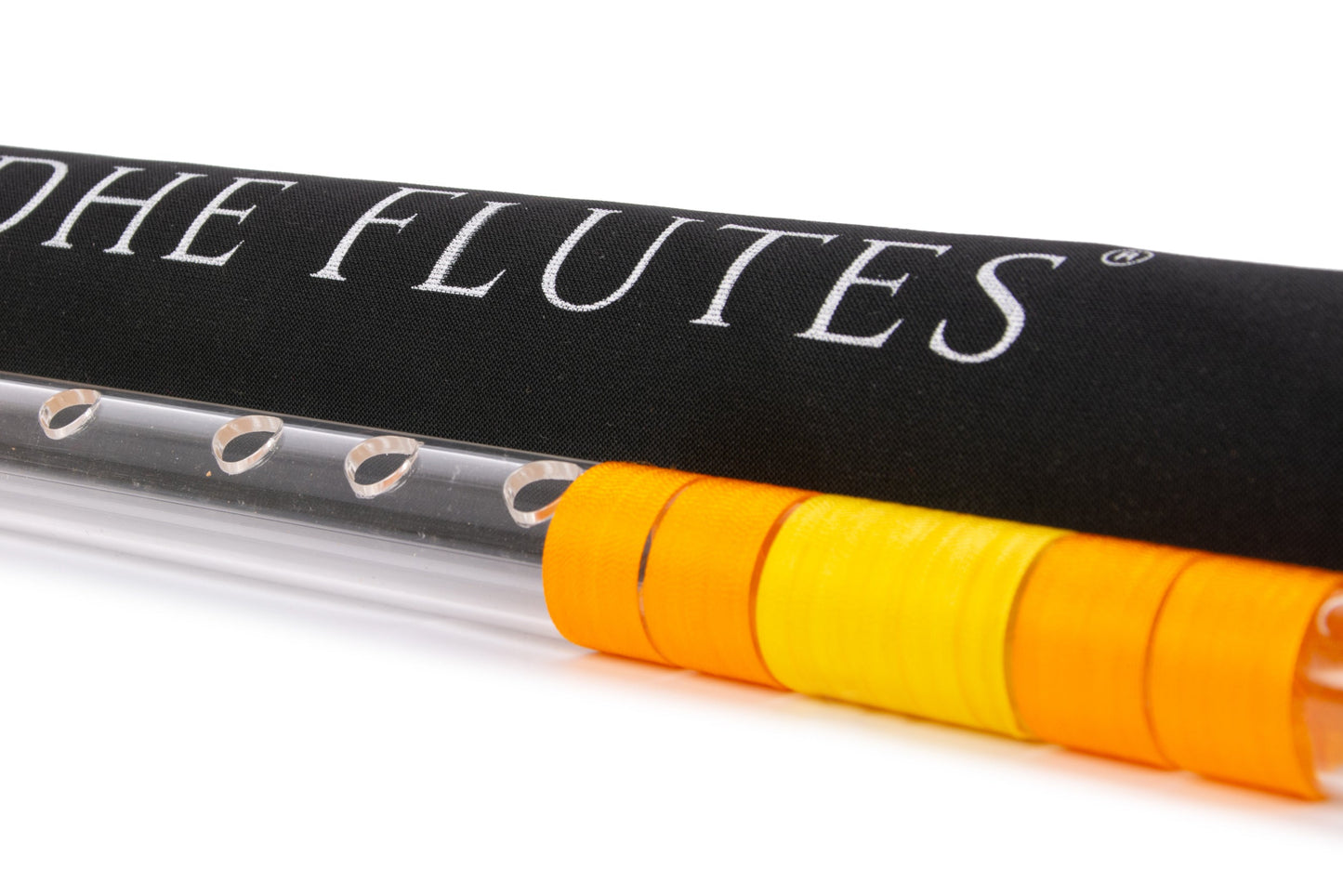 RF Acrylic Fiber C Natural Bansuri Middle Octave with Hard Cover 20"inches