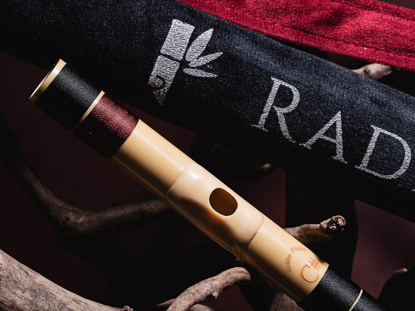 RF PVC Fiber C# Natural Bansuri Middle Octave 18"inches | Colors