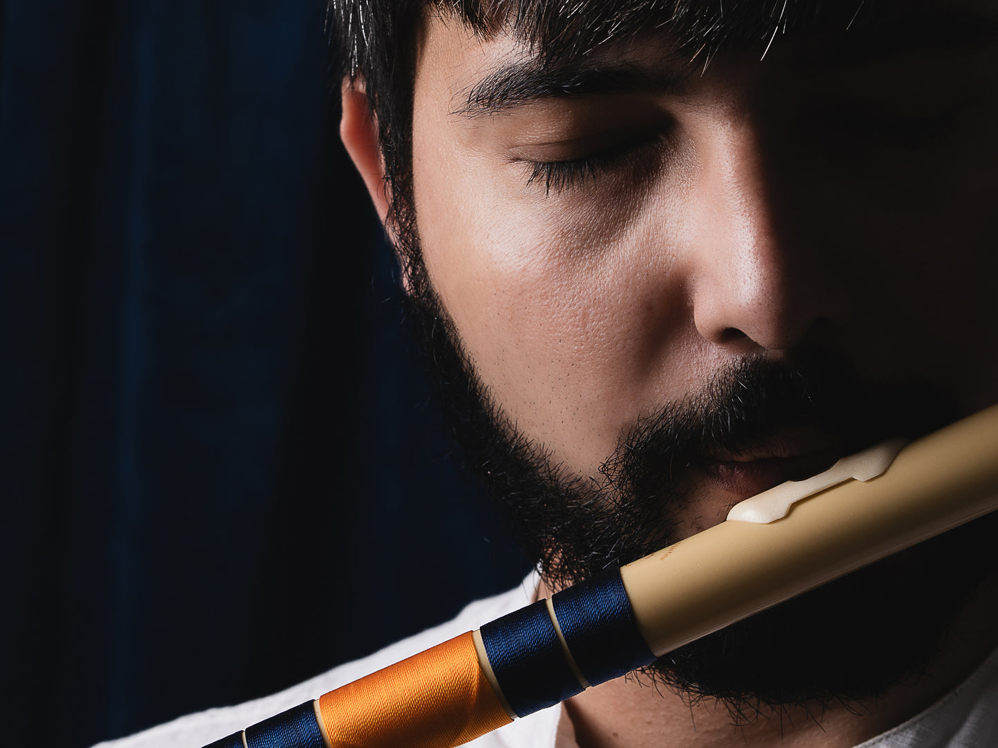 राधे बांसुरी पीवीसी फाइबर सी प्राकृतिक बांसुरी मध्य सप्तक 20.5"इंच | रंग