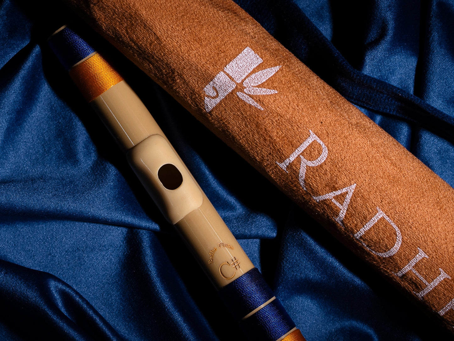 RF PVC Fiber C# Natural Bansuri Middle Octave 18"inches | Colors